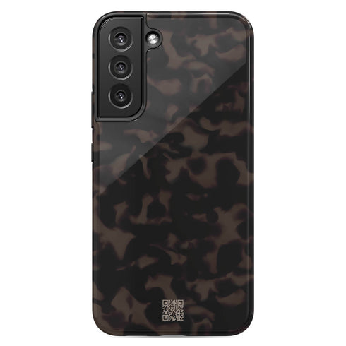 Custom QR Dark Tortoiseshell Galaxy Case